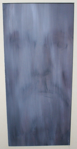 l'œuvre de la semaine, gouache, fusain, sanguine, papier, 1994, portrait