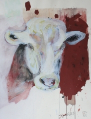 yves juhel,art,peintre,peinture,rétrospective,2002,gouache,papier,animaux