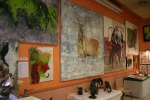 yves juhel, peinture, peintre, art, collection privée, huile, toile, 2001, animaux, cerf